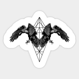 Sacred Crow Sticker